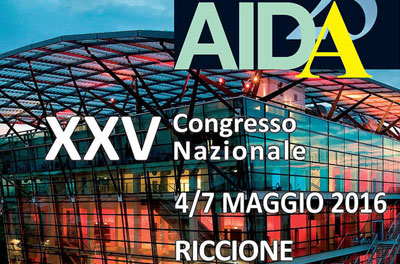 XXV Congresso Nazionale AIDA – Riccione 4-7 Maggio 2016